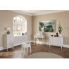 Console style campagne blanche Barocco