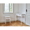 Console style campagne blanche Barocco