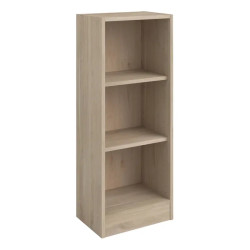 Bibliothèque contemporaine chêne clair H 104 cm Mayence