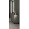 Commode moderne 120 cm gris cachemire Lucenza
