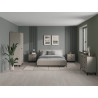 Commode moderne 120 cm gris cachemire Lucenza