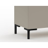 Buffet/bahut moderne 150 cm gris cachemire Lucenza