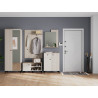 Armoire d'entrée moderne gris cachemire Lucenza
