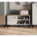 Banc à chaussures moderne gris cachemire Lucenza
