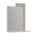 Miroir moderne gris cachemire Lucenza