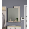Miroir moderne gris cachemire Lucenza
