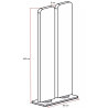 Cloison de séparation acoustique rotative Janisse