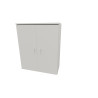 Armoire de bureau portes battantes H 120 cm Opaline