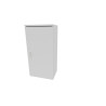 Armoire de bureau portes battantes H 120 cm Opaline