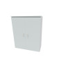 Armoire de bureau portes battantes H 120 cm Opaline
