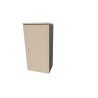 Armoire de bureau portes battantes H 120 cm Opaline