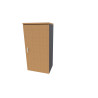 Armoire de bureau portes battantes H 120 cm Opaline