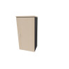 Armoire de bureau portes battantes H 120 cm Opaline