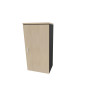 Armoire de bureau portes battantes H 120 cm Opaline