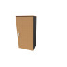 Armoire de bureau portes battantes H 120 cm Opaline