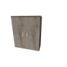 Armoire de bureau portes battantes H 120 cm Opaline