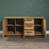 Buffet/bahut contemporain 180 cm chêne mango Enabelle