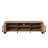 Meuble TV contemporain 166 cm chêne mango Enabelle