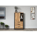 Buffet haut contemporain chêne mango Enabelle