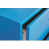Commode contemporaine 3 tiroirs coloris bleu New Look