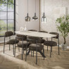 Suspension moderne 3 lampes en verre Zenitude