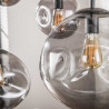 Suspension moderne 6 lampes en verre Stelline