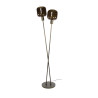 Lampadaire moderne 2 lampes en verre brun Broz