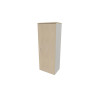 Armoire de bureau portes battantes H 158 cm Opaline