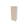 Armoire de bureau portes battantes H 158 cm Opaline