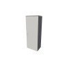 Armoire de bureau portes battantes H 158 cm Opaline