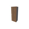 Armoire de bureau portes battantes H 158 cm Opaline