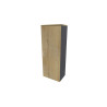 Armoire de bureau portes battantes H 158 cm Opaline