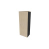 Armoire de bureau portes battantes H 158 cm Opaline