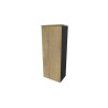 Armoire de bureau portes battantes H 158 cm Opaline