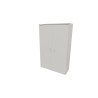 Armoire de bureau portes battantes H 158 cm Opaline