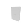 Armoire de bureau portes battantes H 158 cm Opaline