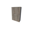 Armoire de bureau portes battantes H 158 cm Opaline