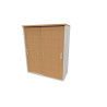 Armoire de bureau portes coulissantes H 81 cm Opaline