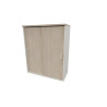 Armoire de bureau portes coulissantes H 81 cm Opaline