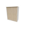 Armoire de bureau portes coulissantes H 81 cm Opaline