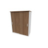Armoire de bureau portes coulissantes H 81 cm Opaline