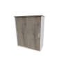 Armoire de bureau portes coulissantes H 81 cm Opaline