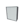 Armoire de bureau portes coulissantes H 81 cm Opaline