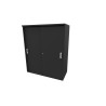 Armoire de bureau portes coulissantes H 81 cm Opaline