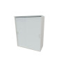 Armoire de bureau portes coulissantes H 120 cm Opaline