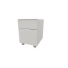 Caisson de bureau mobile en métal 2 tiroirs Opaline