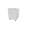 Caisson de bureau mobile en métal 2 tiroirs Opaline