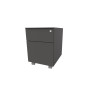 Caisson de bureau mobile en métal 2 tiroirs Opaline