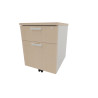 Caisson de bureau mobile 2 tiroirs Opaline
