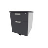 Caisson de bureau mobile 2 tiroirs Opaline